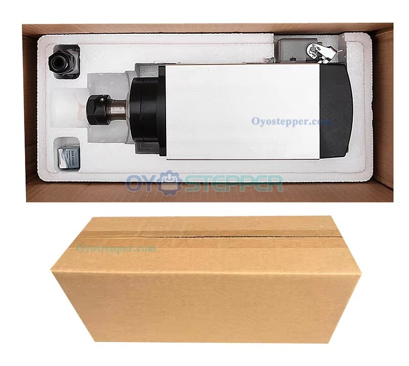 1.5KW CNC Spindle Motor ER11/ER16 110V/ 220V 24000rpm Air Cooling Spindle Aviation Plug